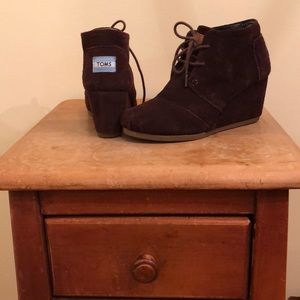 Toms Desert Wedge Bootie